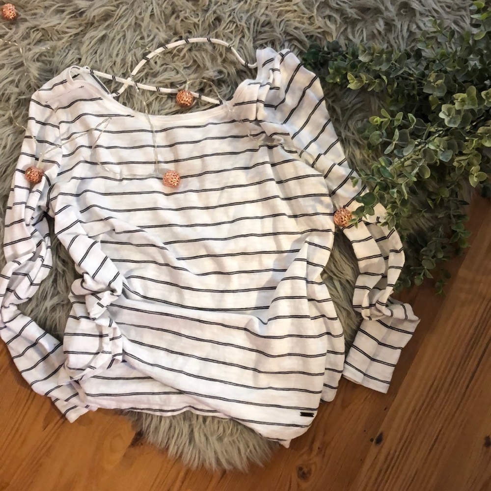 Hollister Striped Long Sleeve Top